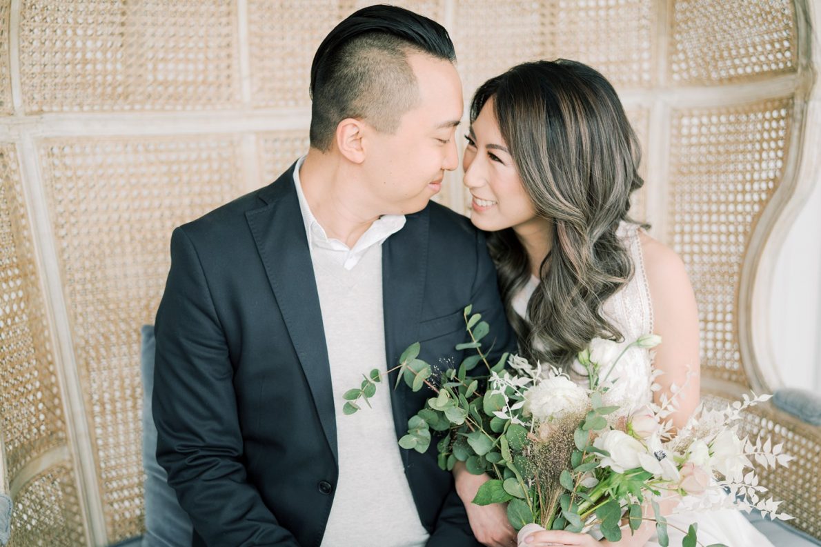 Bright and Airy Dreamy Toronto Engagement Photos Mint Room Studio Conservatory
