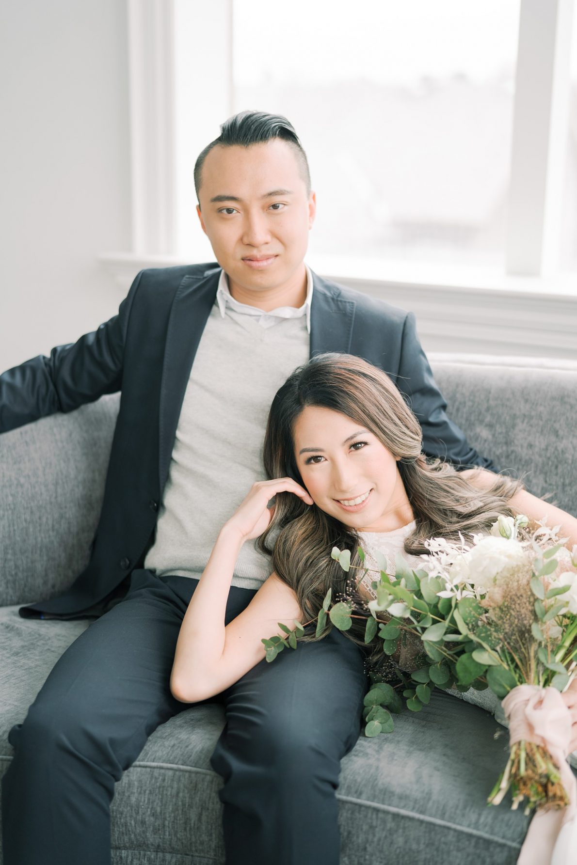 Modern, Airy and Dreamy Toronto Engagement Photos Mint Room Studio Conservatory
