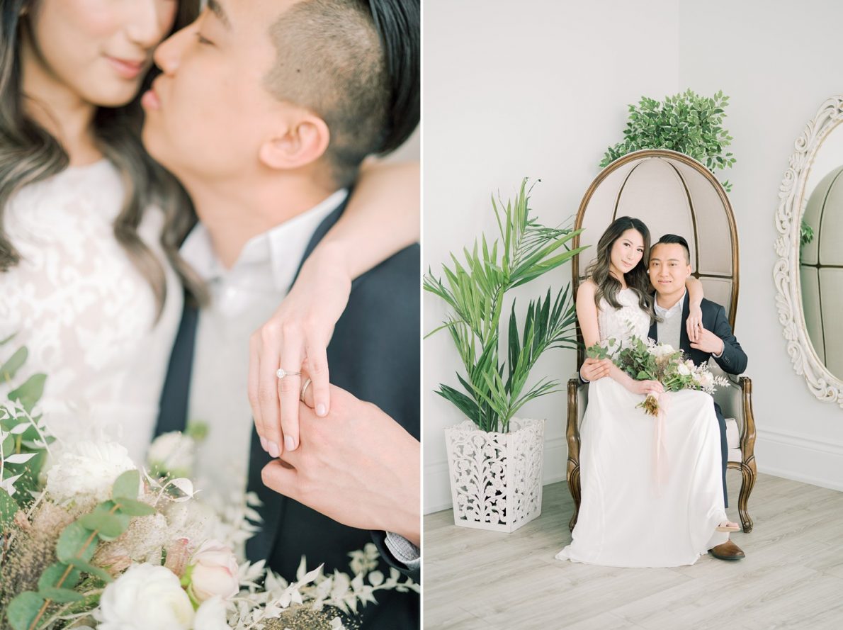 Pre Wedding Dreamy Toronto Engagement Photos Mint Room Studio Conservatory